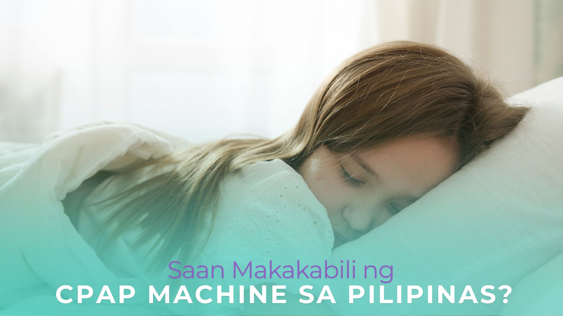 Babaeng mahimbing na natutulog bilang simbolo ng maayos na tulog