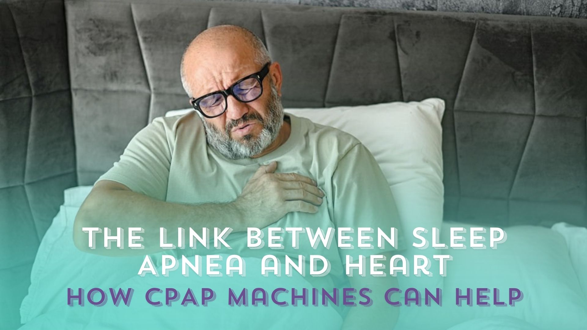 Man experiencing chest discomfort linked to sleep apnea