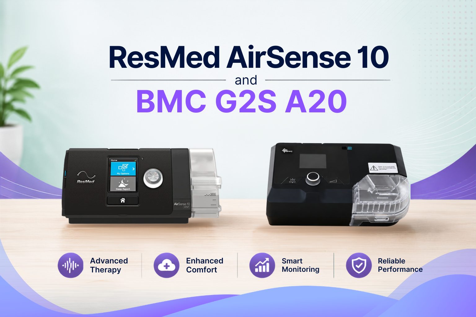 ResMed AirSense 10 and BMC G2S A20 Auto CPAP Machine Philippines
